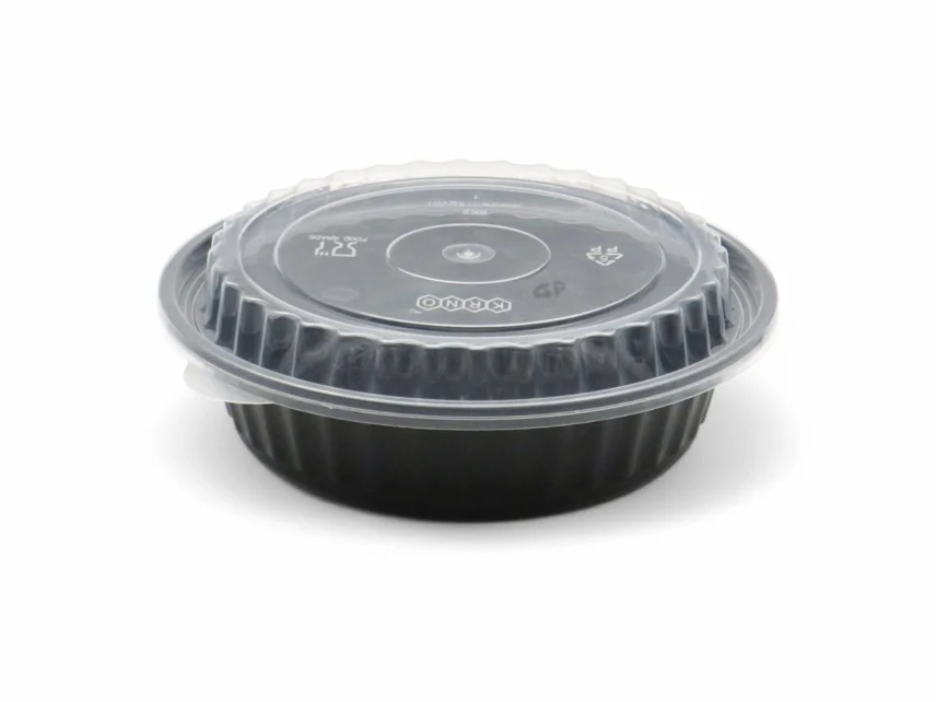 علب ميكرويف ريزو بغطاء شفاف منفصل 24 oz