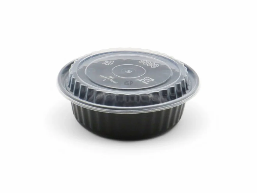 علب ميكرويف ريزو بغطاء شفاف منفصل 16 oz