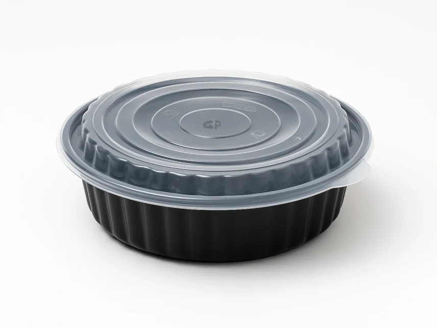 علب ميكرويف ريزو بغطاء شفاف منفصل 32 oz